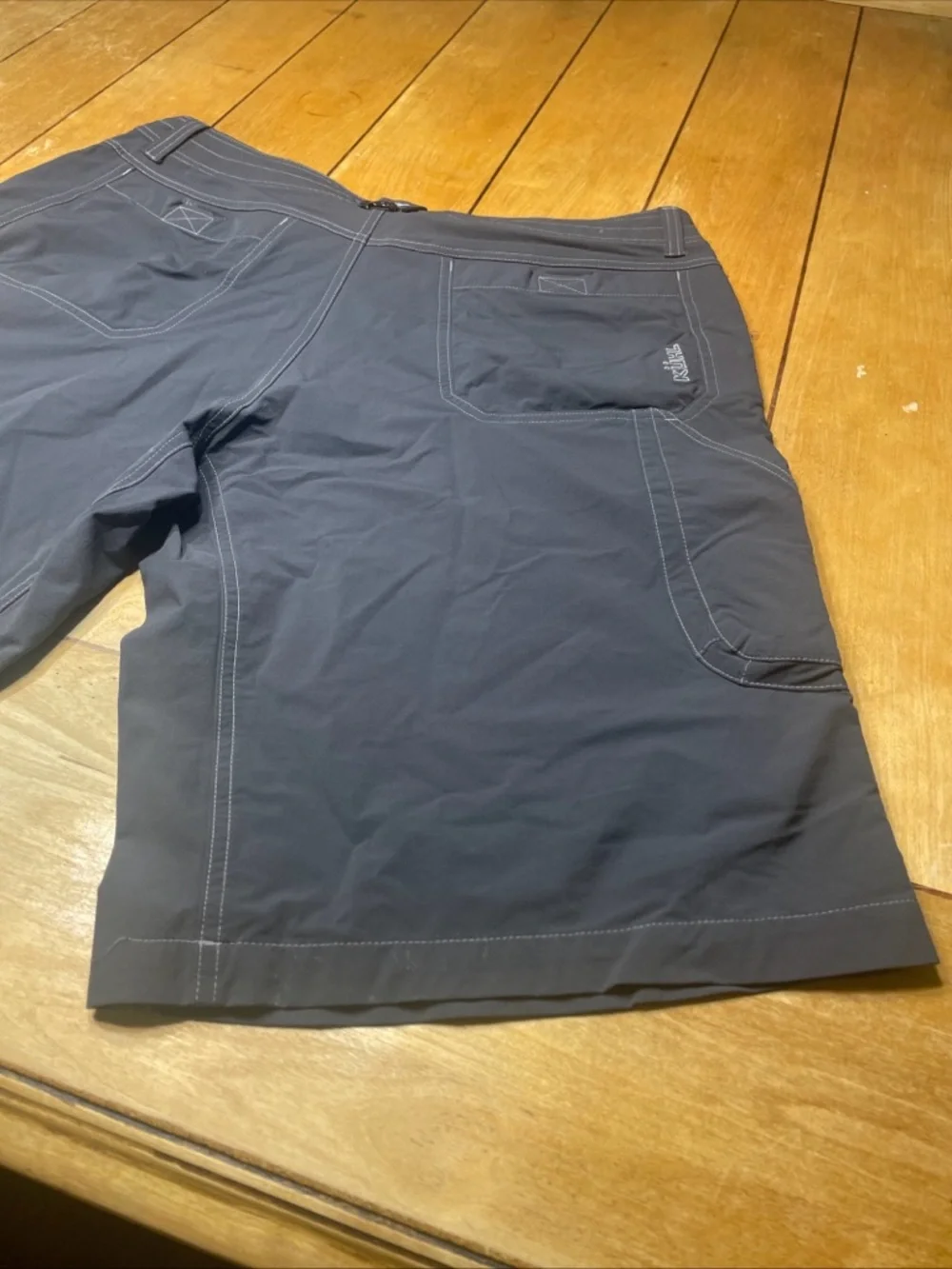 Kuhl Ramblr Shorts Size 38 Color Carbon Outdoor Hiking Cargo 12” Inseam - Picture 8 of 15